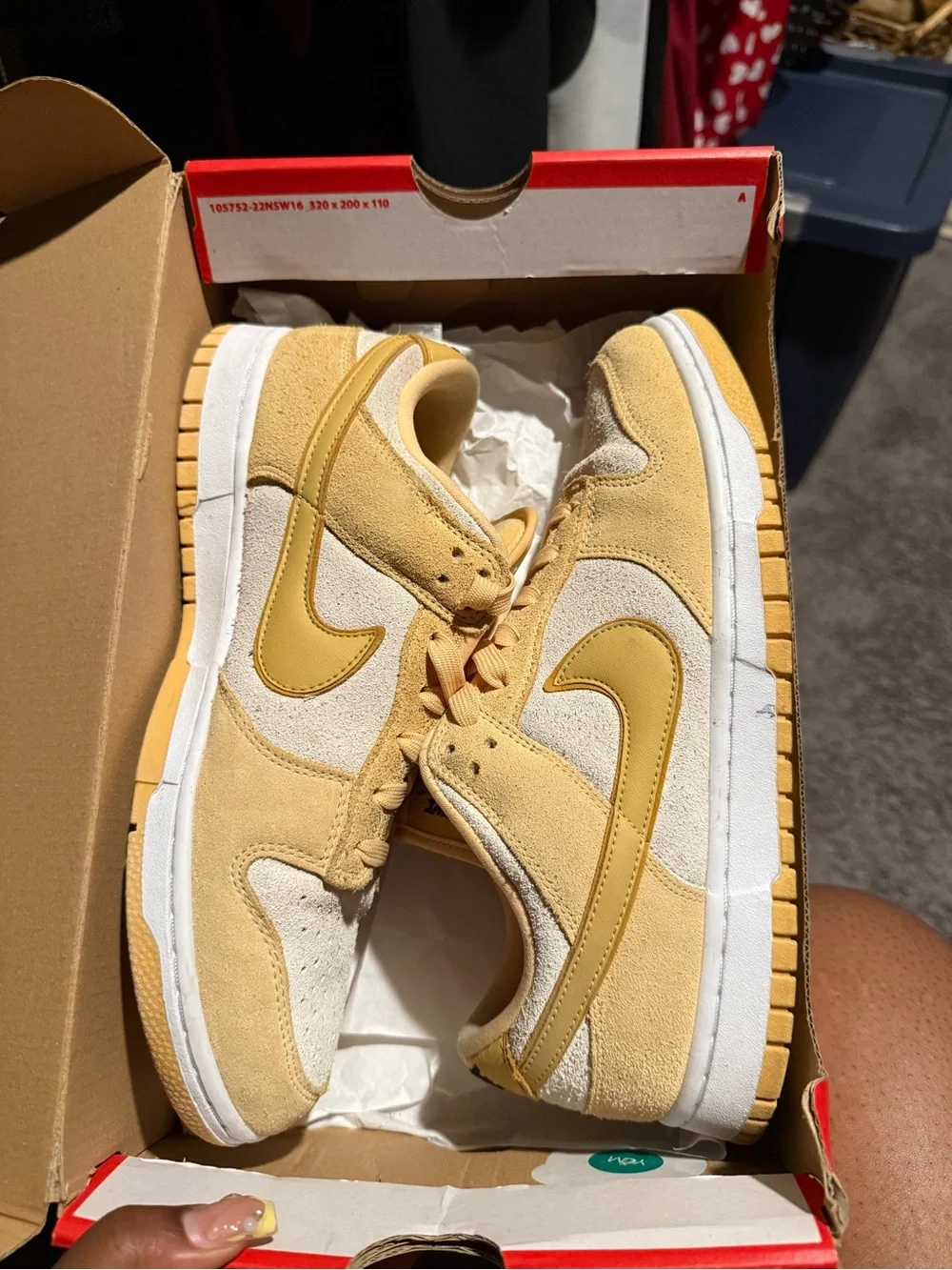 Nike Women's Low Top Sneakers in Wheat/Yellow